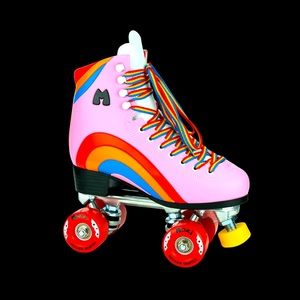 Moxy rainbow rider roller skates size 6